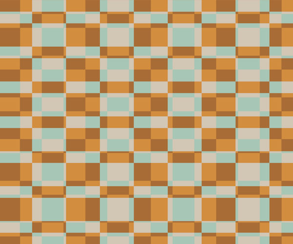 Vintage Check in Earthy Desert Mint