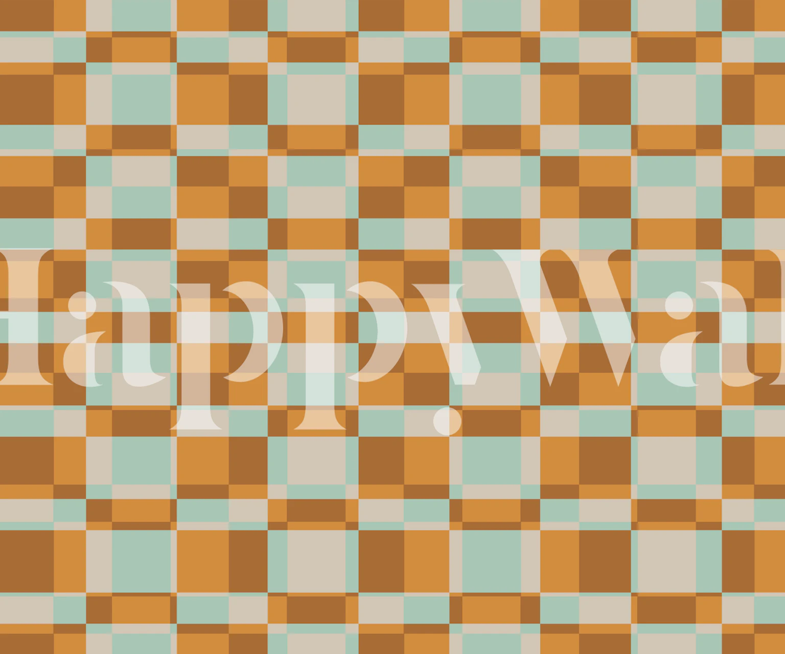 Vintage Check in Earthy Desert Mint huoneessa