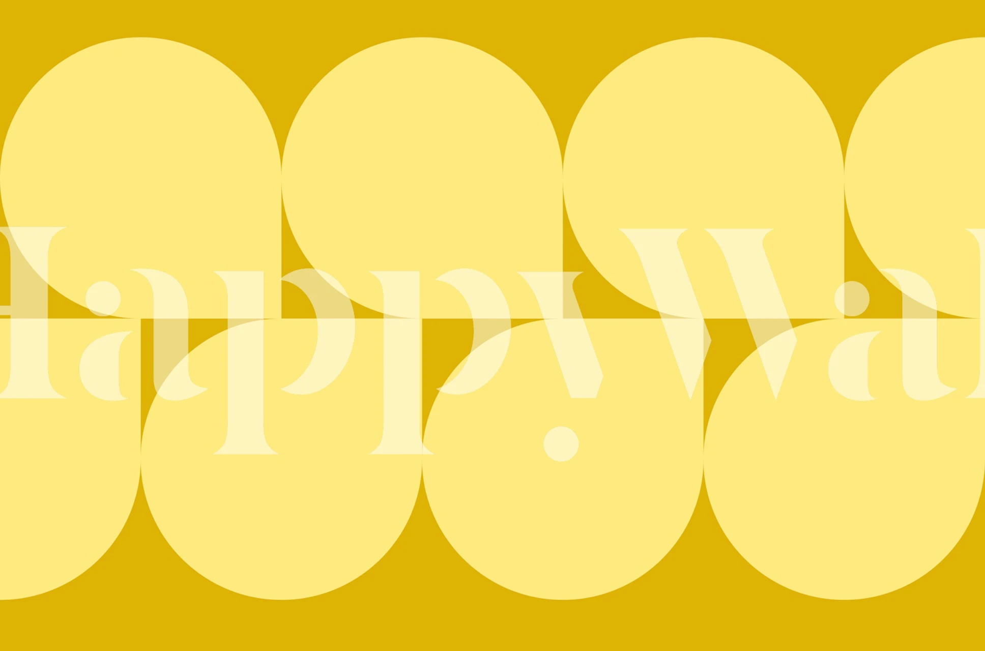 Papel de parede Golden Geometrics em um quarto moderno