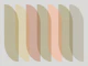 Modern Pastel Curves