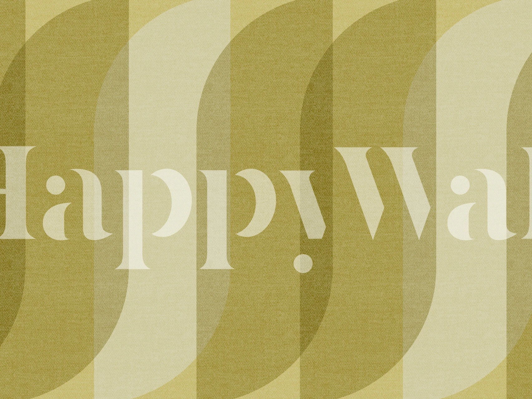 Chic retro ribbons wallpaper in modern interior