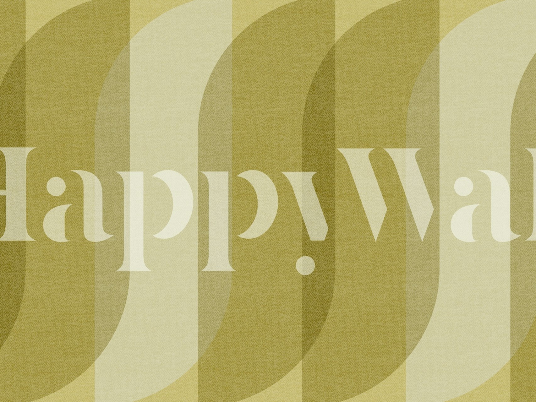 Chic retro ribbons wallpaper in modern interior