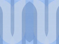 Calm Indigo Vintage Shapes behang