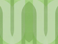 Soothing Green Curves behang