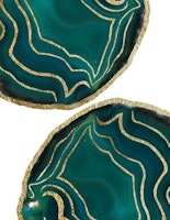 Green Blue Agate Gold Glam 1 ταπετσαρία