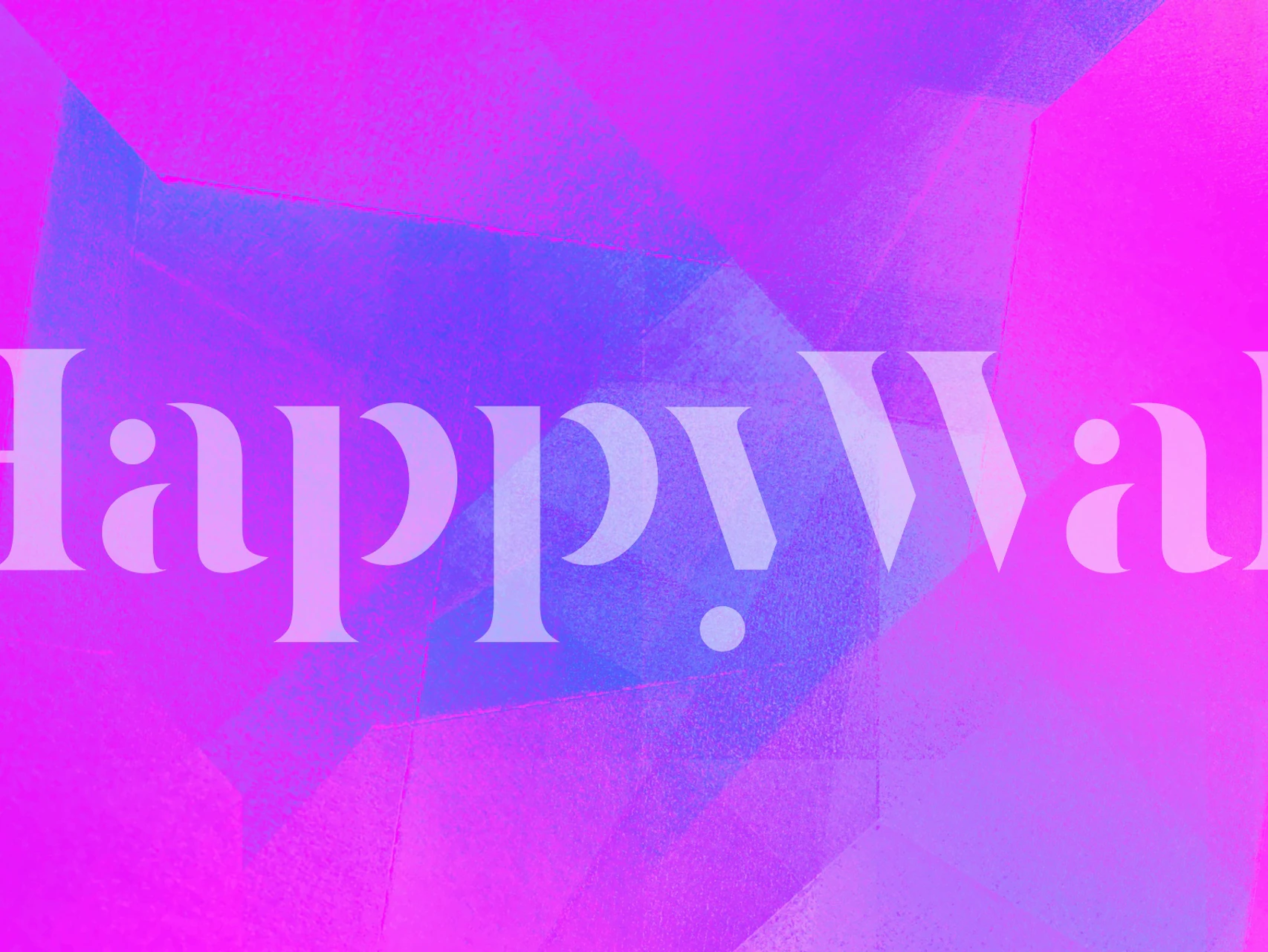 Geometric shapes in pink and blue abstract wallpaper