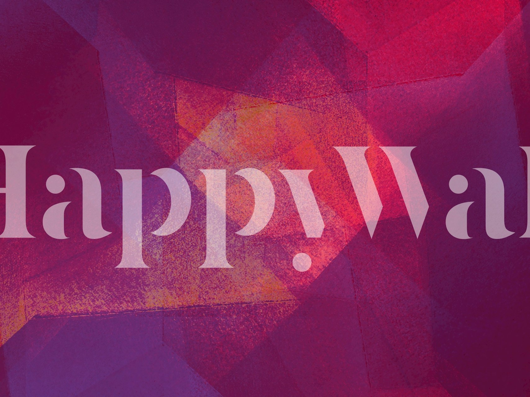 Geometric shapes in crimson and purple hues wallpaper