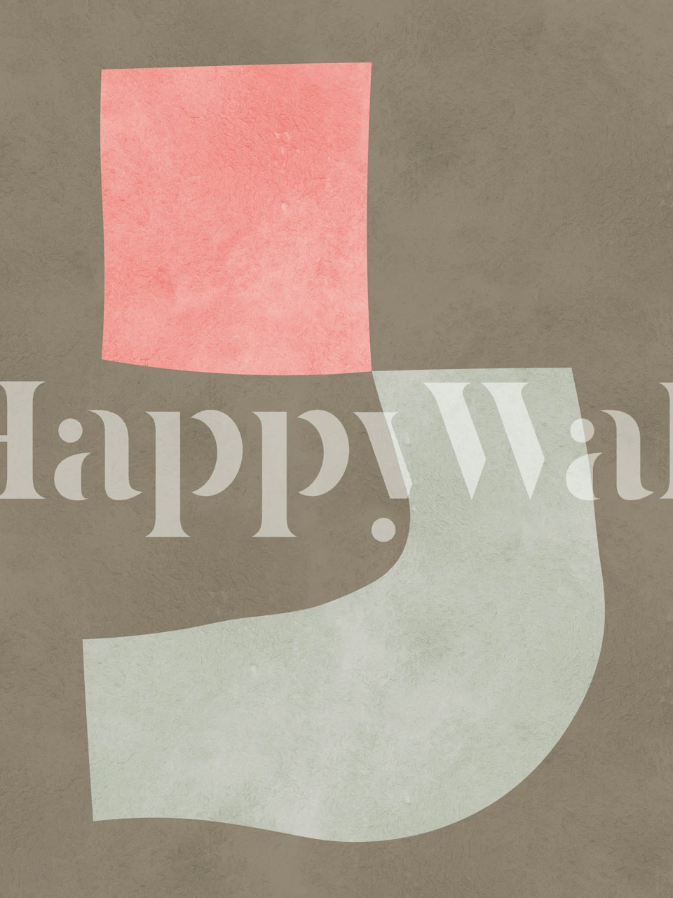 Tapeta Abstract Terracotta Duo u sobi