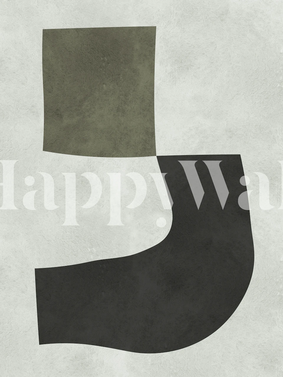 Geometric shapes in black and gray tones wallpaper