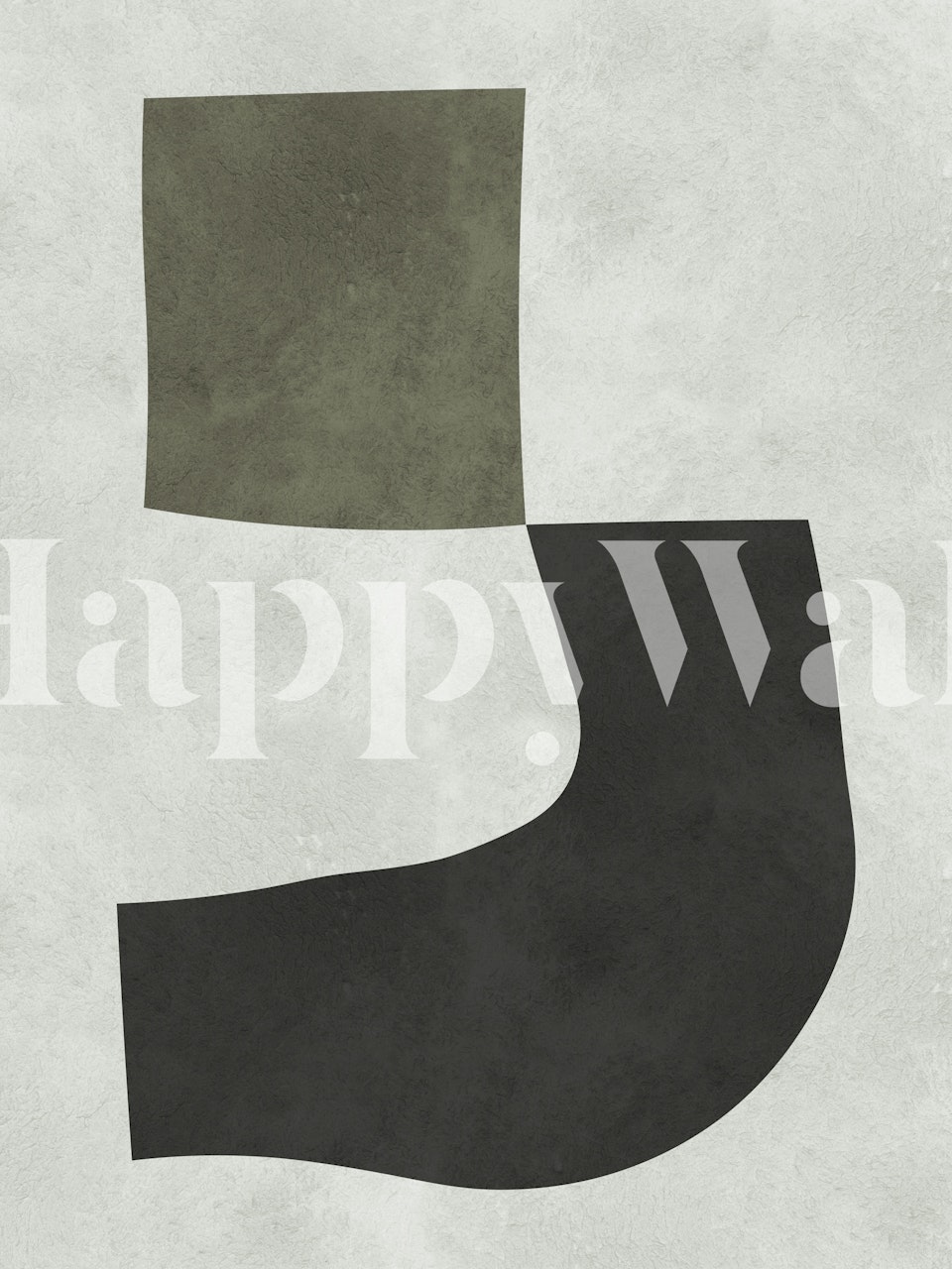 Geometric shapes in black and gray tones wallpaper