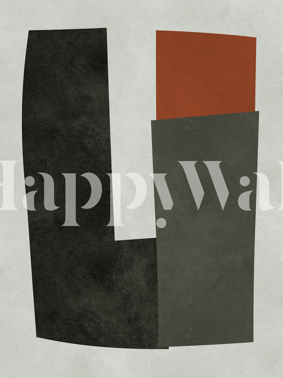 Modern abstract geometric wallpaper design