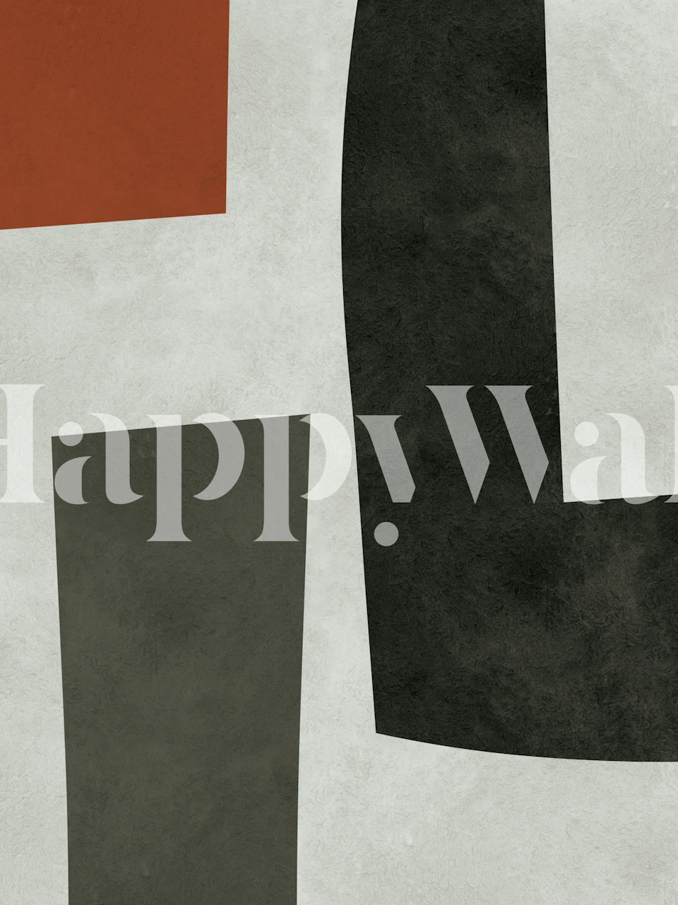 Elegant Abstract Trio wallpaper in a room