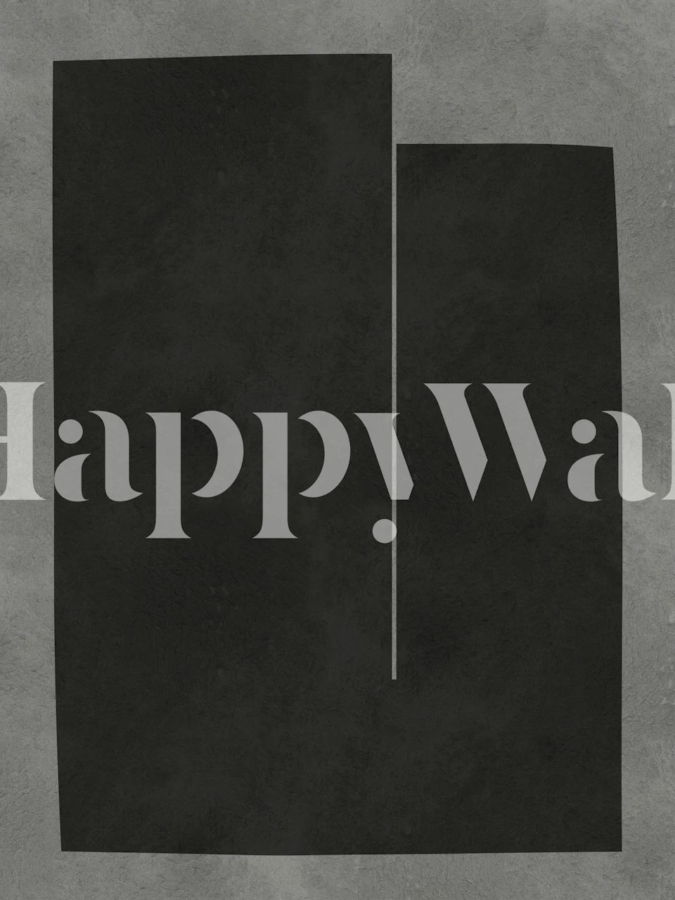 Tapeta Modern Noir Textured Art w pokoju