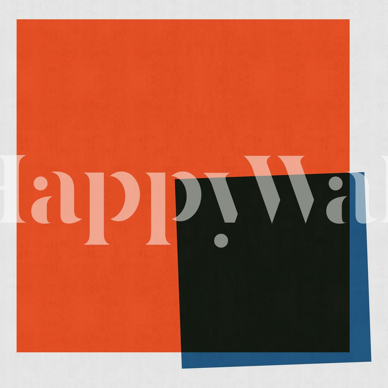 Papel de parede Modern Geometric Trio em um cômodo