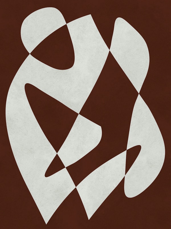 Abstract Sienna Embrace