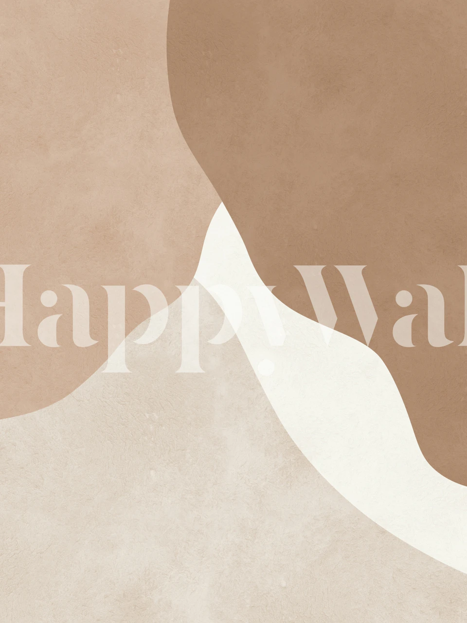 Creamy Curves Decor wallpaper in a room