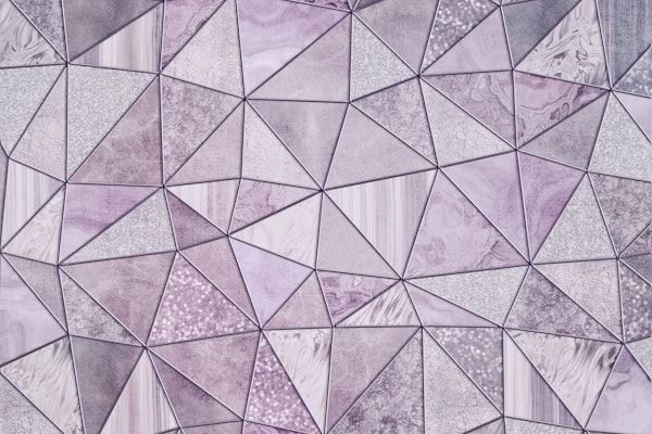 Marble And Gemstone Triangle