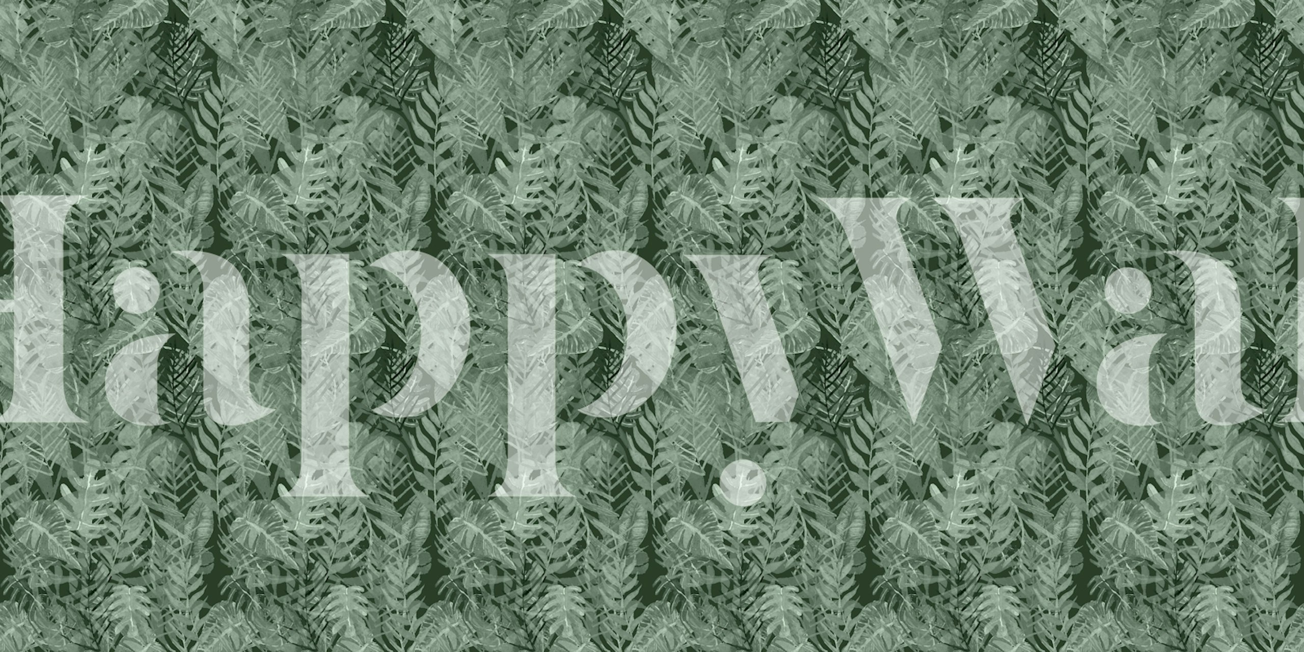 tapeta Emerald Fern Haven u sobi