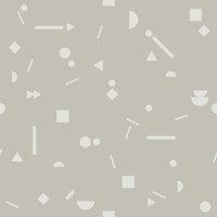 Minimalist Shapes Mix Beige carta da parati