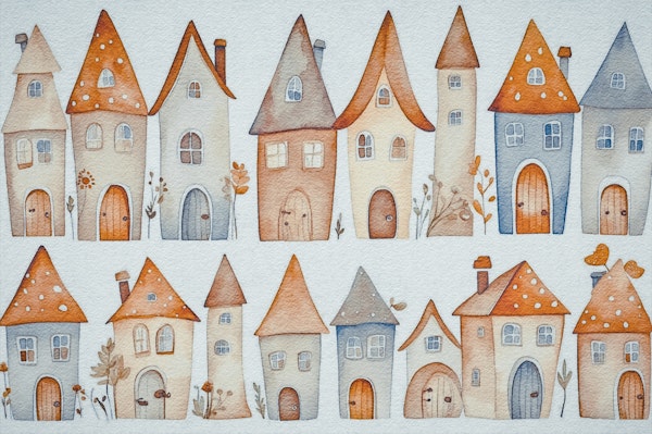 My Cozy Town Colorful