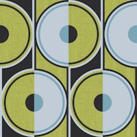 Small retro circles sulphur ταπετσαρία