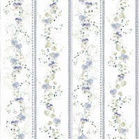 Springtime Blossom Strips Purple tapete