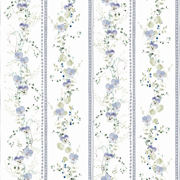 Springtime Blossom Strips Purple