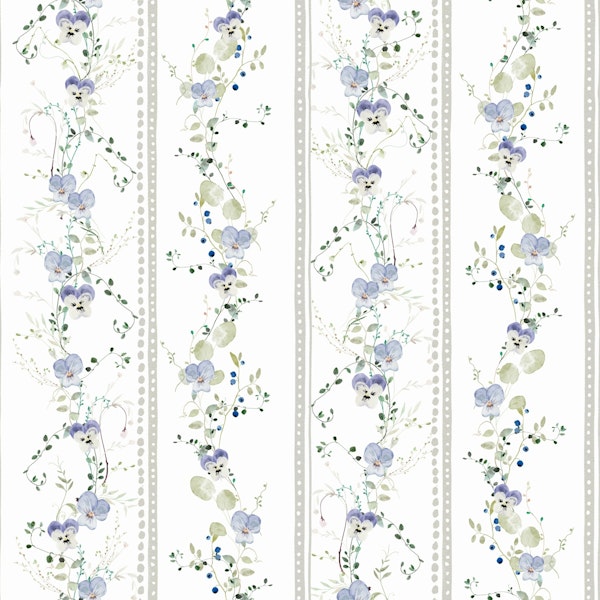 Springtime Floral Bands Gray