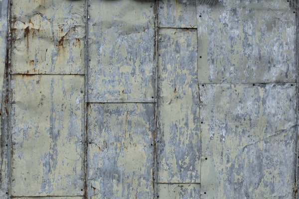 Distressed Tin Wall