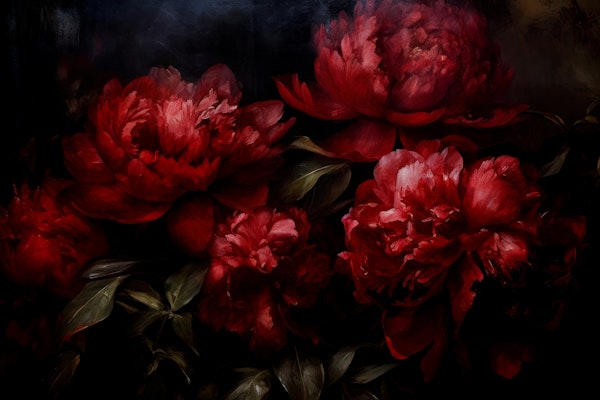 Ethereal Baroque Peony Bouquet