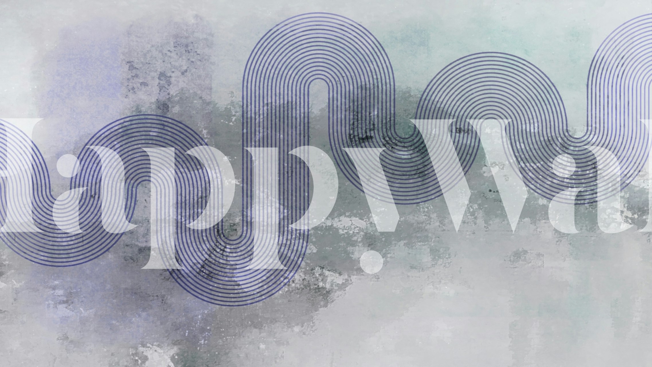 Urban Wave Fantasy wallpaper in a room