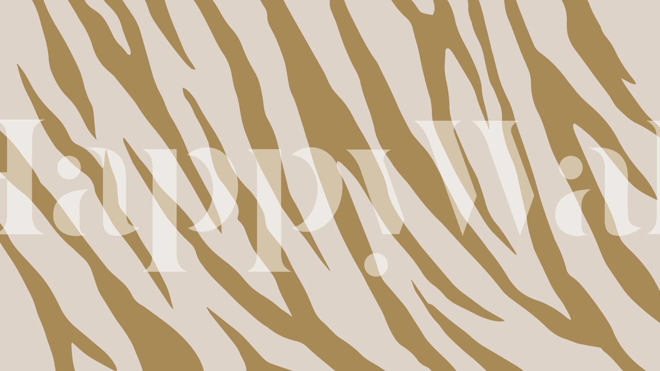 Contemporary Savanna wallpaper in a room