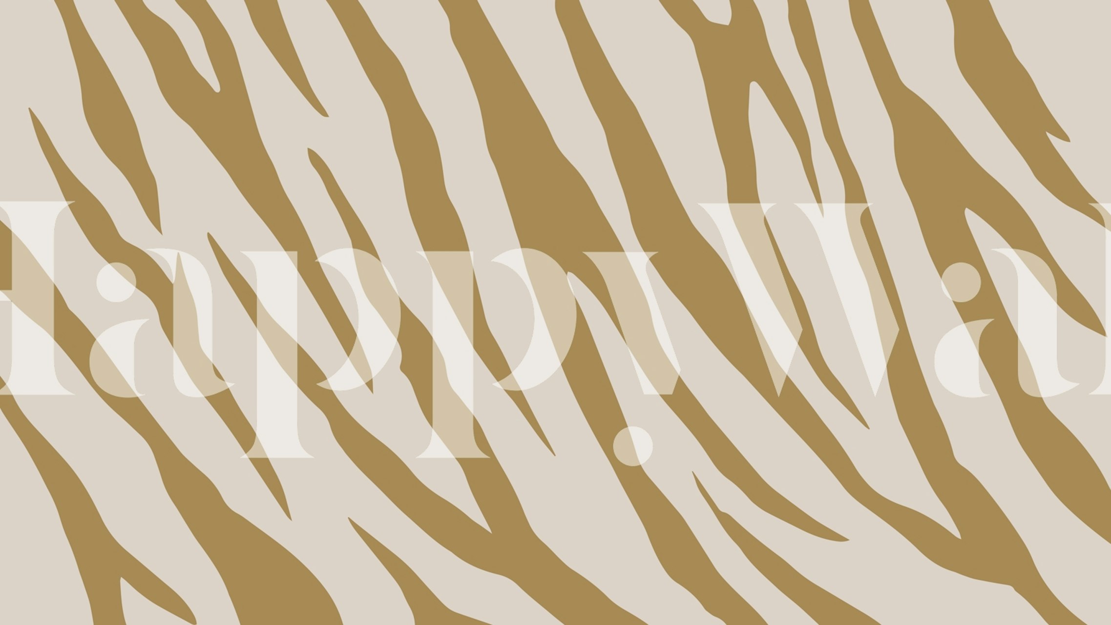 Ταπετσαρία Contemporary Savanna σε ένα δωμάτιο