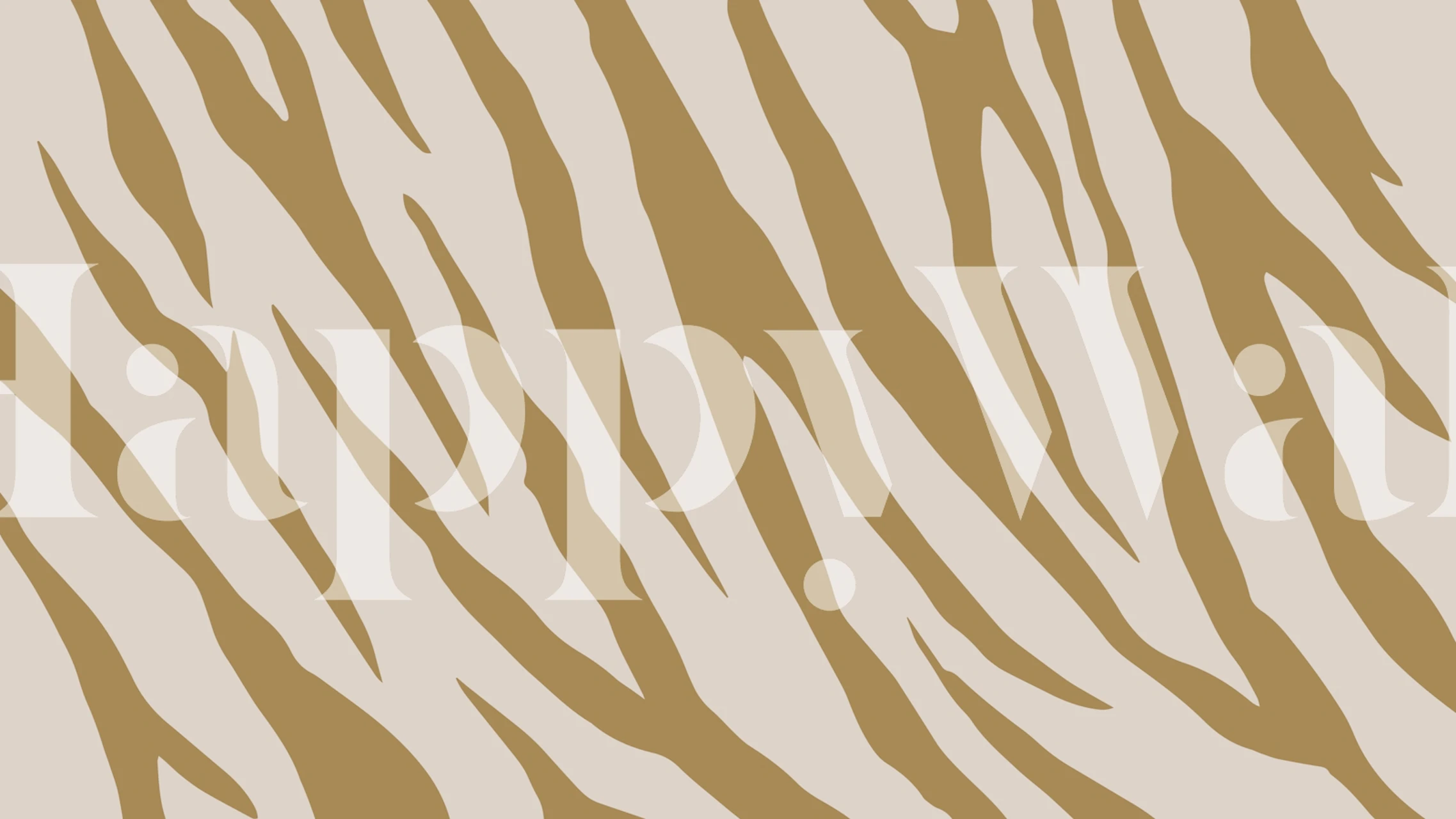 Contemporary Savanna wallpaper in a room