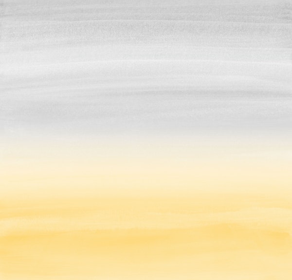 Yellow Gray Watercolor 1