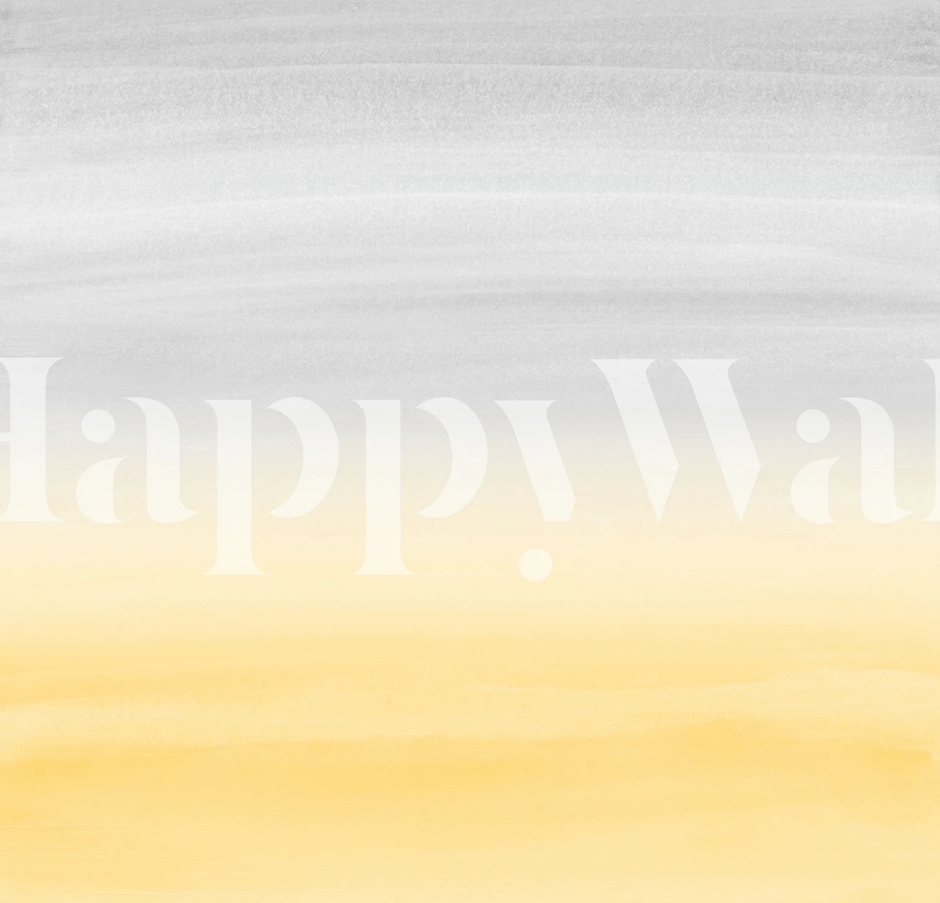 Watercolor wallpaper design with yellow and gray gradient hues