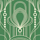 Timeless Green Deco Elegance
