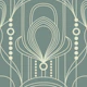 Modern Art Deco Twist Sage