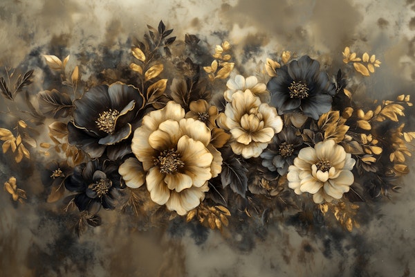 Golden Blossom Elegance