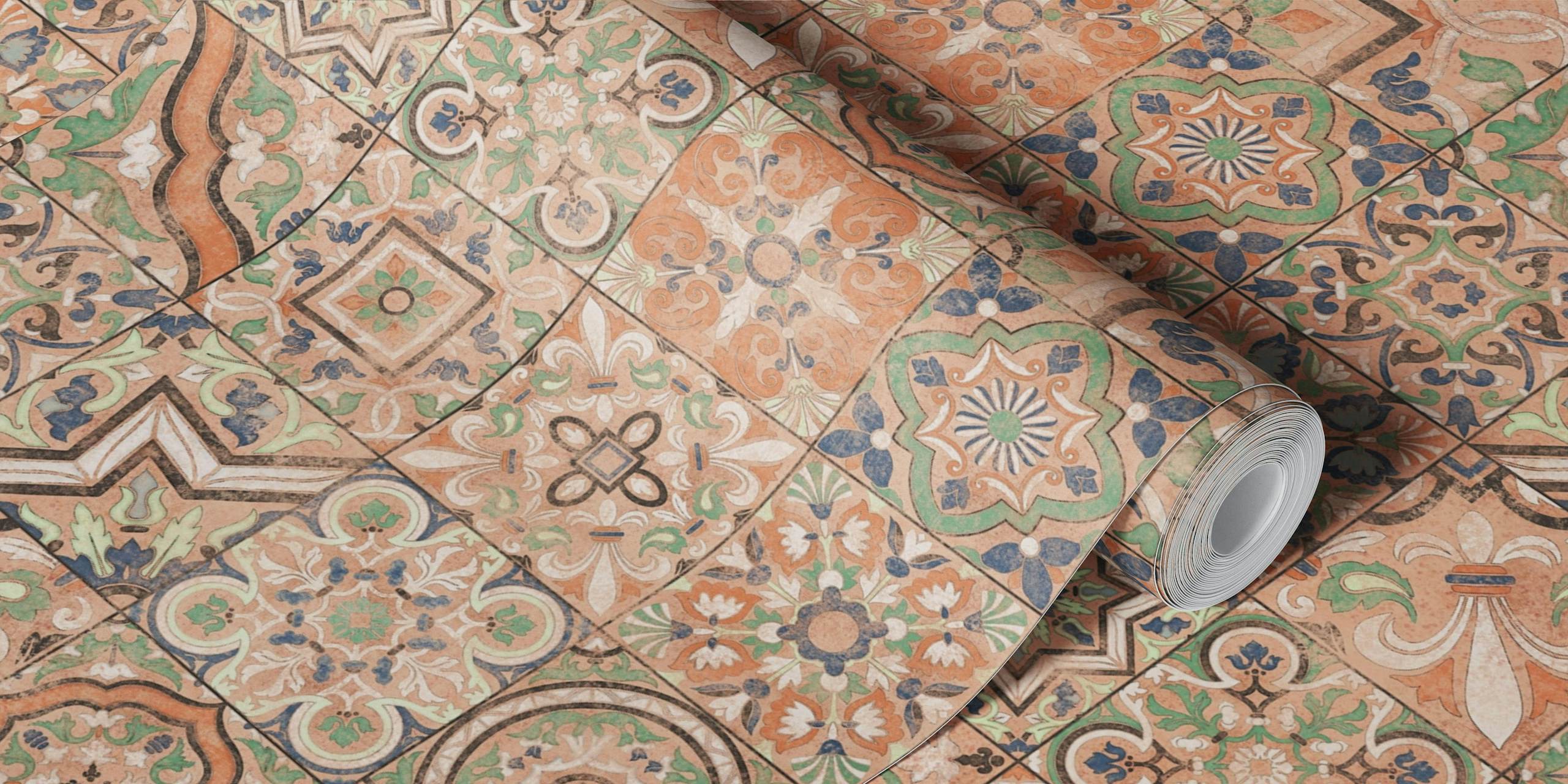 Spanish vintage tiles σε γήινες αποχρώσεις