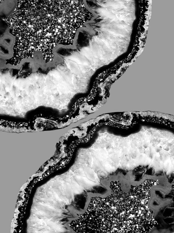 Yin Yang Agate Glitter Glam 6