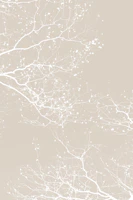 Branches New Natural Silhouette papel de parede