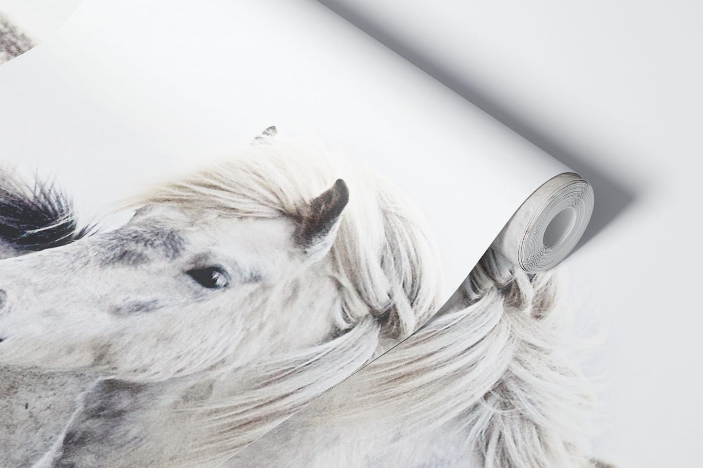 Wild Horses of Iceland wallpaper roll