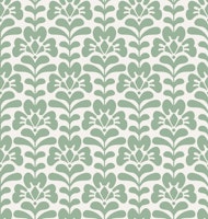 Scandinavian Flowerbed - Green tapety