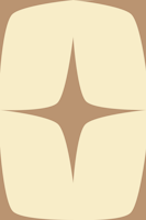 Starburst Sand Ivory - Mid Century Modern ταπετσαρία