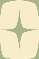 Starburst Sage Ivory - Mid Century Modern ταπετσαρία