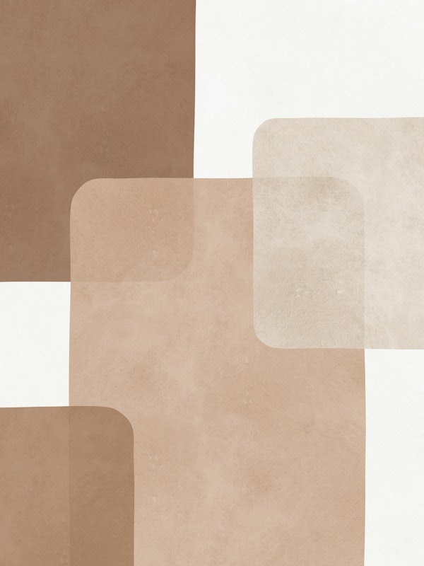Abstract Earth Tone Decor