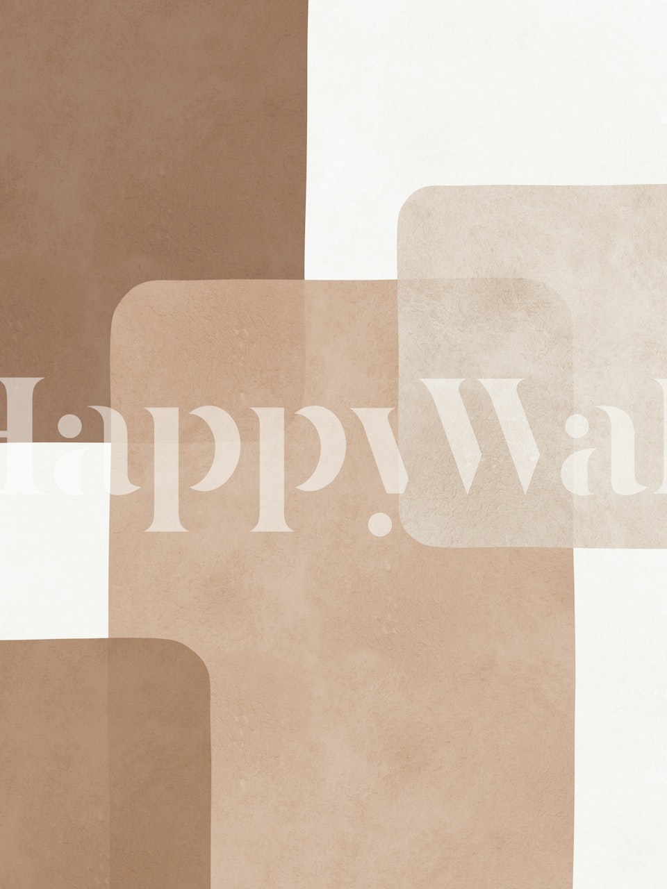 Abstract Earth Tone Decor u modernom okruženju