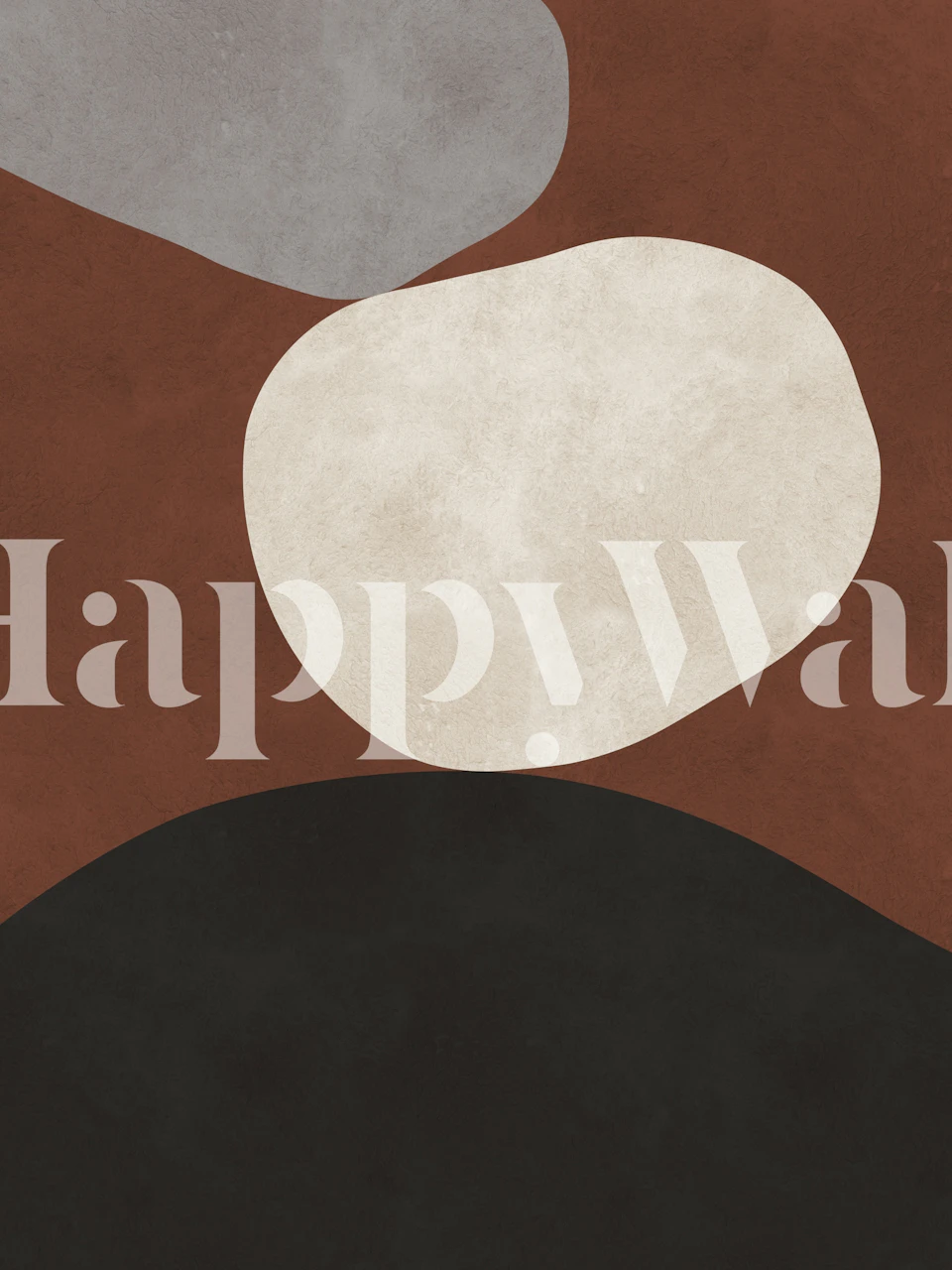 Neutral Tones Artistry wallpaper in a room