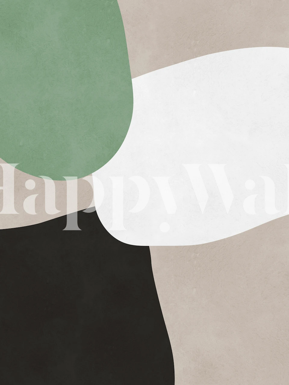 Elegant minimalist tapetdesign i et rom